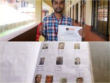 പത്രങ്ങളിൽ വന്ന ചിത്രങ്ങൾ ശേഖരിച്ച് സഞ്ജു ഇന്ത്യ ബുക്ക് ഓഫ് റെക്കോഡ്സില്‍; ഇതിനകം ശേഖരിച്ചത് 6404 ചിത്രങ്ങൾ!!