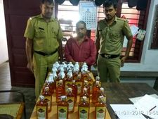 ഡ്രൈഡേയില്‍ 27 കുപ്പി മദ്യവുമായി ഒരാള്‍ പിടിയില്‍!!സംഭവം കോതമംഗലത്ത്,അറസ്റ്റ് രഹസ്യവിവരത്തില്‍ 