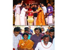 കലോത്സവത്തിന് തിരിതെളിയിച്ച് അഭിമന്യുവിന്റെ അച്ഛനും അമ്മയും പൊട്ടിക്കരഞ്ഞു, കൂടെ കണ്ടുനിന്നവരും...  കാലിക്കറ്റ് സര്‍വകലാശാല സി സോണ്‍ കലോത്സവത്തിന് തിരിതെളിഞ്ഞു