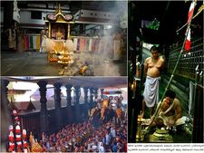 ഗുരുവായൂര്‍ ഉത്സവം: ദിക്കു കൊടികള്‍ സ്ഥാപിച്ചു:  ഇനി ആഘോഷ നാളുകള്‍   
