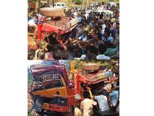 നിയന്ത്രണം വിട്ട ലോറി  മതിലിലിടിച്ച് മലപ്പുറത്ത് ഡ്രൈവര്‍ മരിച്ചു: ‍ഡ്രൈവറെ രക്ഷിക്കാനായില്ല