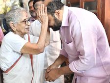 സാനുമാഷിനോട് അനുഗ്രഹം വാങ്ങി; പി രാജീവിന്‍റെ തെരഞ്ഞെടുപ്പ് പ്രചരണത്തിന് തുടക്കം