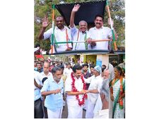   പൊന്നാനിയില്‍ പ്രചരണം കൊഴുക്കുന്നു, കനത്ത  ചൂടിനെ വെല്ലുന്ന പ്രചരണവുമായി അന്‍വറും ഇടിയും, ഒപ്പമെത്താന്‍ ഓടി എന്‍ഡിഎയും