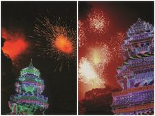  ശക്തന്റെ വാനില്‍ പൂരാവേശത്തിന് തിരികൊളുത്തി  തൃശൂര്‍ പൂരം സാമ്പിള്‍ വെടിക്കെട്ട് ശനിയാഴ്ച വൈകീട്ട്