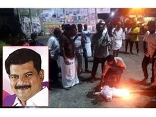   സിപിഐക്കെതിരെ പറഞ്ഞാല്‍ അന്‍വറിനെ പുറത്തിറങ്ങാന്‍ അനുവദിക്കില്ല, മലപ്പുറത്തും പൊന്നാനിയിലും പിവി അന്‍വറിന്റെ കോലംകത്തിച്ച് പ്രതിഷേധിച്ച് എഐവൈഎഫ്