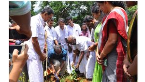   വെള്ളിയാമറ്റത്തും പച്ചത്തുരുത്ത്; പദ്ധതിയുടെ ഉദ്ഘാടനം മന്ത്രി എംഎം മണി നിർവഹിച്ചു