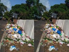 ലക്ഷങ്ങൾ ചെലവാക്കിയ മാലിന്യ സംസ്കരണ സംവിധാനമുണ്ടെങ്കിലും മാലിന്യം പെരുവഴിയിൽ തന്നെ