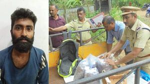 അന്തര്‍സംസ്ഥാന കഞ്ചാവു കടത്തു  സംഘത്തിലെ പ്രധാനി പിടിയില്‍: ഹൈദരാബാദ്- എറണാകുളം ബസിൽ!