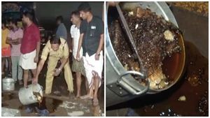 രാസ വസ്തുക്കൾ ചേർത്ത തേൻ വിൽപ്പന; ആലുവയിൽ നാടോടികൾ പിടിയിൽ, ഫെവിക്കോളും വാർണിഷും വരെ