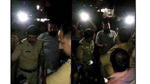 കൈ കാണിച്ചിട്ട് നിർത്താത്തതിനെ തുടർന്ന് ബൈക്കു യാത്രികനെ ഹൈവേപോലീസ് ജീപ്പിലെത്തി ഇടിച്ചിട്ടു; നാട്ടുകാർ ജീപ്പ് തടഞ്ഞു