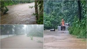 മഴ ശക്തമായി; കുട്ടമ്പുഴയില്‍ മഴവെള്ളപ്പാച്ചിലും വെള്ളപൊക്കവും; ഭീതി