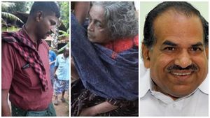 മണിമലയാറ്റില്‍ ഒഴുക്കില്‍പ്പെട്ട് സ്ത്രീയെ രക്ഷിച്ച് സിപിഎം നേതാവ് റെജി, അഭിമാനമെന്ന് കോടിയേരി