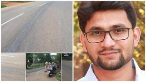 റോഡ് ആസിഡ് ഒഴിച്ച് തകർക്കാൻ ശ്രമം; ശക്തമായ നിയമ നടപടി സ്വീകരിക്കുമെന്ന് എംഎൽഎ