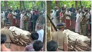 മഹാകവി അക്കിത്തതിന് വിട; ഔദ്യോഗിക ബഹുമതികളോടെ മൃതദേഹം സംസ്‍ക്കരിച്ചു