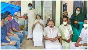  താഹയേയും അലനേയും സന്ദർശിച്ച് രമേശ് ചെന്നിത്തല; താഹയുടെ കുടുംബത്തിന് 5 ലക്ഷം കൈമാറും