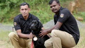 പെട്ടിമുടിയിലെ തിരച്ചില്‍ താരമായ ഡോണയ്ക്ക് മിന്നും ബഹുമതി; കൂടെ ഡോളിയും