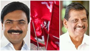 പാലായില്‍ ചെങ്കൊടി പാറി... ചരിത്രത്തില്‍ ആദ്യം; ശക്തി തെളിയിച്ച് ജോസ് കെ മാണി, ജോസഫ് തകര്‍ന്നടിഞ്ഞു