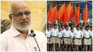 ഒറ്റ കുത്തിന് മനുഷ്യരെ കൊല്ലാൻ പരിശീലനം നേടിയവരെ ആർഎസ്എസ് നിയോഗിച്ചിരിക്കുകയാണോ എന്ന് എംഎ ബേബി