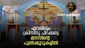 വിലയറിയാത്ത ദൈവപുത്രനെ ചുറ്റിപ്പറ്റിയാകാതിരിക്കട്ടെ നമ്മുടെ ക്രിസ്തുമസ് ആഘോഷങ്ങള്‍: സിബി ഇടമണ്ണേല്‍ ഏഴുതുന്നു