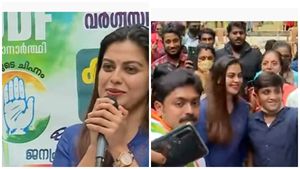 നടി അനുശ്രീ പ്രചാരണത്തിനിറങ്ങിയ കോണ്‍ഗ്രസ് സ്ഥാനാര്‍ത്ഥിക്ക് ലഭിച്ചത് 132 വോട്ടുകള്‍, ദയനീയ പരാജയം