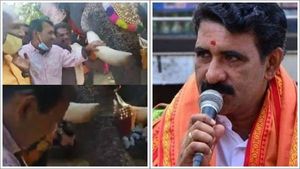 ആനക്കൊമ്പില്‍ പിടിച്ചുള്ള ഫോട്ടോ പോസ്; ബി ഗോപാലകൃഷ്ണനെതിരെ വനം വകുപ്പിന് പരാതി