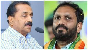 തോട്ടത്തില്‍ രവീന്ദ്രനെ കണ്ട് സുരേന്ദ്രന്‍, മുന്‍ മേയര്‍ കൂറുമാറുമോ? മറുപടി ഇങ്ങനെ
