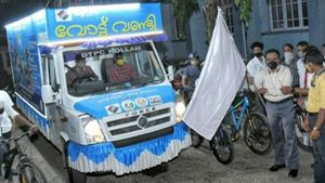 എല്ലാവരും വോട്ട് ചെയ്യണേ, സ്വീപ്പിന്റെ വോട്ടുവണ്ടി കൊല്ലം ജില്ലയിൽ ഓട്ടം തുടങ്ങി