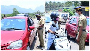വാളയാർ അതിര്‍ത്തിയില്‍ പരിശോധന ;ജാഗ്രത പോർട്ടലിൽ രജിസ്റ്റർ ചെയ്തവര്‍ക്ക് മാത്രം പ്രവേശനം
