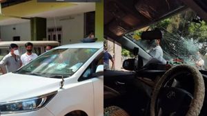 കോഴിക്കോട് ജില്ലാ കളക്ടറുടെ കാറിന് നേരെ കല്ലേറ്: ഒരാള്‍ കസ്റ്റഡിയില്‍, നേരത്തേയും കേസുകള്‍