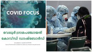  പ്രതിരോധം വിരൽതുമ്പിൽ: വേലൂരിലെ കോവിഡ് ഡാഷ് ബോർഡ് സന്ദർശിച്ച് പതിനായിരങ്ങൾ