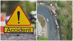 വട്ടപ്പാറയില്‍ വീണ്ടും അപകടം; ലോറി 40 അടി താഴ്ചയിലേക്ക് മറിഞ്ഞു, നടുക്കുന്ന ദൃശ്യങ്ങള്‍