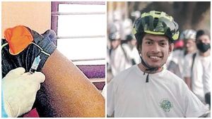 കാലിലൂടെ കോവിഡ് വാക്സിൻ സ്വീകരിച്ച് പ്രണവ്; സംസ്ഥാനത്ത് ആദ്യം