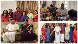 മുരളിചേട്ടന്റെ ഫോൺ വന്നു..വീട്ടിലേക്കു വരുന്നുണ്ട്, ഊണ് തരുമല്ലോ; ചിത്രങ്ങൾ പങ്കുവച്ച് നടൻ കൃഷ്ണകുമാർ