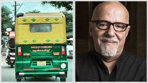 എറണാകുളത്തെ ആൽക്കമിസ്റ്റ് ഓട്ടോയെ പങ്കുവച്ച് പൗലോ കൊയ്‌ലോ; നിധികിട്ടിയ സന്തോഷത്തില്‍ പ്രദീപ്