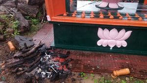 കെ.ജി മാരാര്‍ സ്മൃതി മണ്ഡപത്തിനോട്  അനാദരവ്: പോലീസ് കേസെടുത്ത് അന്വേഷണമാരംഭിച്ചു