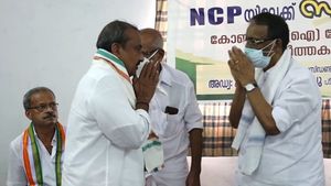 കണ്ണുരിൽ മുൻ മന്ത്രിയുടെ മക്കൾ ഉൾപ്പെടെ പത്തു പേർ എൻസിപിയിൽ: പാർട്ടിയിൽ ചേർന്നവരിൽ കോൺഗ്രസ് നേതാവിന്റെ മക്കളും