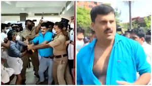 റിജില്‍ മാക്കുറ്റിയെ മര്‍ദ്ദിച്ച സംഭവം, മന്ത്രി എംവി ഗോവിന്ദന്റെ പേഴ്‌സണല്‍ സ്റ്റാഫിനെതിരെ വധശ്രമത്തിന് കേസ്
