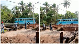 കണ്ണൂര്‍-കൂത്തുപറമ്പ് മൂന്നാം പാലം; സ്വകാര്യ ബസുകള്‍ കടത്തി വിട്ടു;ട്രാഫിക്ക് സുഗമമാക്കാന്‍ പൊലീസ് 