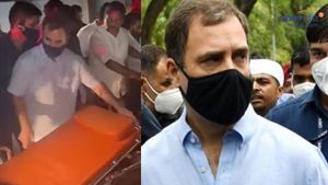 അപകടത്തിൽ പരിക്കേറ്റയാളെ ആശുപത്രിലെത്തിക്കാൻ രാഹുലെത്തി; ട്രെൻഡിംങാണ് ദാ ഈ വീഡിയോ ! 