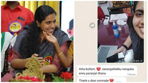 വാട്‌സ്ആപ്പിൽ ചാറ്റ് ചെയ്യുന്നത് മേയർ തന്നെയല്ലേ?സംശയം മാറ്റാൻ സെൽഫി അയച്ച് ആര്യ രാജേന്ദ്രൻ