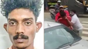 പെണ്‍കുട്ടിയുടെ അരയില്‍ പിടിച്ചു; സഹോദരന്‍ നടുറോഡിലിട്ട് ഇടിച്ചു, ഒടുവില്‍ ബസ് ക്ലീനർ പിടിയില്‍