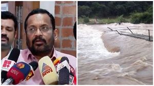 മഴ: ചാലക്കുടി പുഴയിൽ വെള്ളം ഉയരുന്നു; അതീവ ജാഗ്രതാ നിർദ്ദേശം, തീരത്തുള്ളവർ മാറണമെന്ന് മന്ത്രി