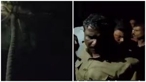 12 മണിക്കൂര്‍ യുവാവ് തെങ്ങിന് മുകളില്‍; ഫയര്‍ഫോഴ്‌സും നാട്ടുകാരും തെങ്ങുകുലുക്കി; പിന്നെ നടന്നത്...