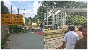 കൊല്ലത്ത് ട്രെയിനിടിച്ച് പ‍ഞ്ചായത്ത് മെമ്പറും യുവതിയും മരിച്ചു