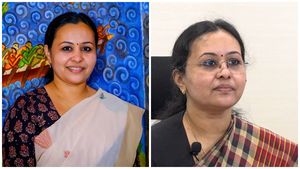 അപകടം കണ്ടയുടന്‍ മന്ത്രി പുറത്തിറങ്ങി കുട്ടികളെ എടുത്ത് വാഹനത്തില്‍ കയറ്റി;  രക്ഷകയായി വീണ ജോര്‍ജ്‌