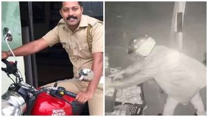 മാമ്പഴവും മോഷ്ടിച്ച് പോലീസുകാരന്‍ കടന്നതെങ്ങോട്ട്? പിടികൂടാന്‍ തടസമാകുന്നത് ഈ ഒരു കാരണം