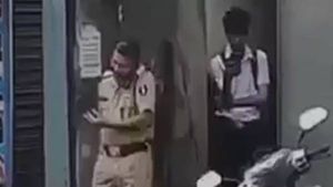 പരസ്യമായി പൊലീസുകാരന്‍ ലഹരി ഉപയോഗിക്കുന്ന വീഡിയോ: കേരള പൊലീസ് അല്ലെന്ന് വിശദീകരണം