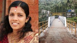 സിസ്റ്റർ ലിനിയുടെ പേരില്‍ പുതിയ പാലം:  കടന്തറപുഴയ്ക്ക് കുറുകെയുള്ള മരപ്പാലത്തിന് ഇനി വിട