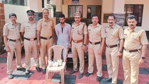 അഞ്ചരക്കണ്ടിയില്‍ വാഹനപരിശോധനയ്ക്കിടെ എംഡിഎംഎയുമായി യുവാവ് പിടിയില്‍ 