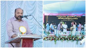 ചേന്ദമംഗലം കൈത്തറി ഗ്രാമം അടുത്ത വർഷം പൂർത്തിയാക്കും: ശിലാസ്ഥാപനം നിർവഹിച്ച്  മന്ത്രി പി രാജീവ് 